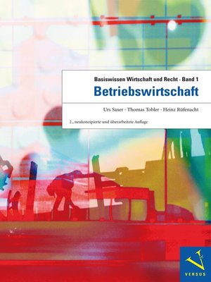 cover image of Basiswissen Wirtschaft und Recht 1. Betriebswirtschaft